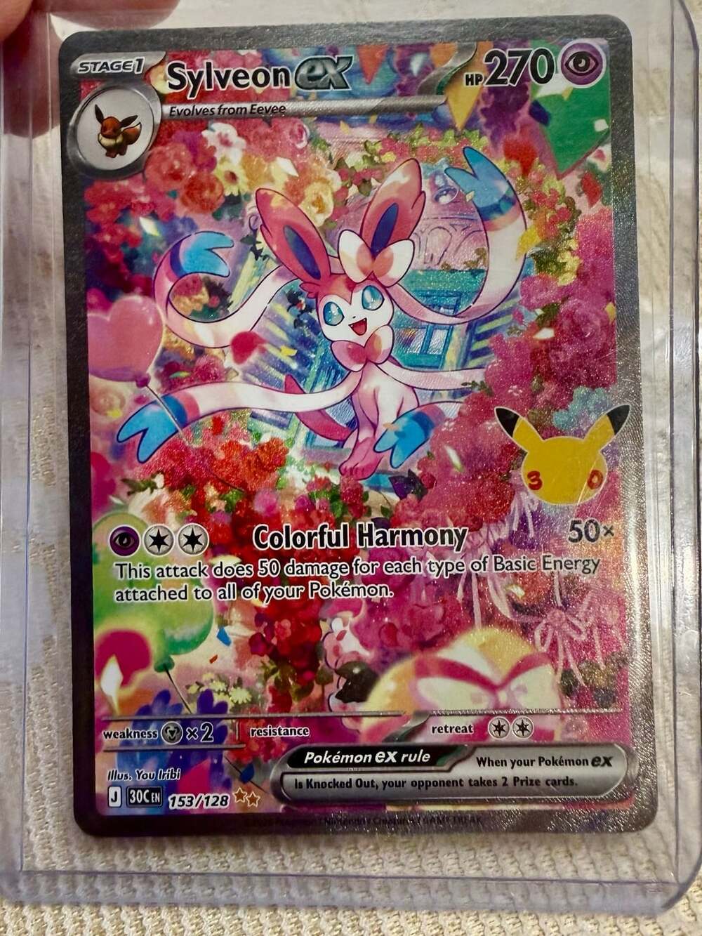 Sylveon ex - 130/103 - M6a: MEGA Expansion 30th Celebration